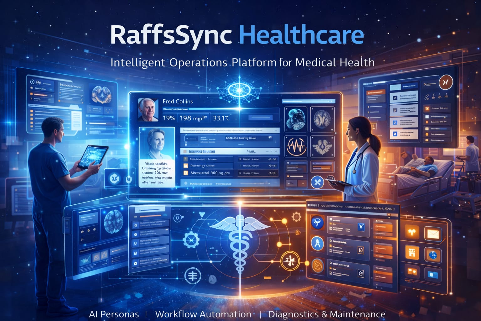 RaffsSync medical and healthcare operations overview